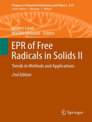 cover image of EPR of Free Radicals in Solids II